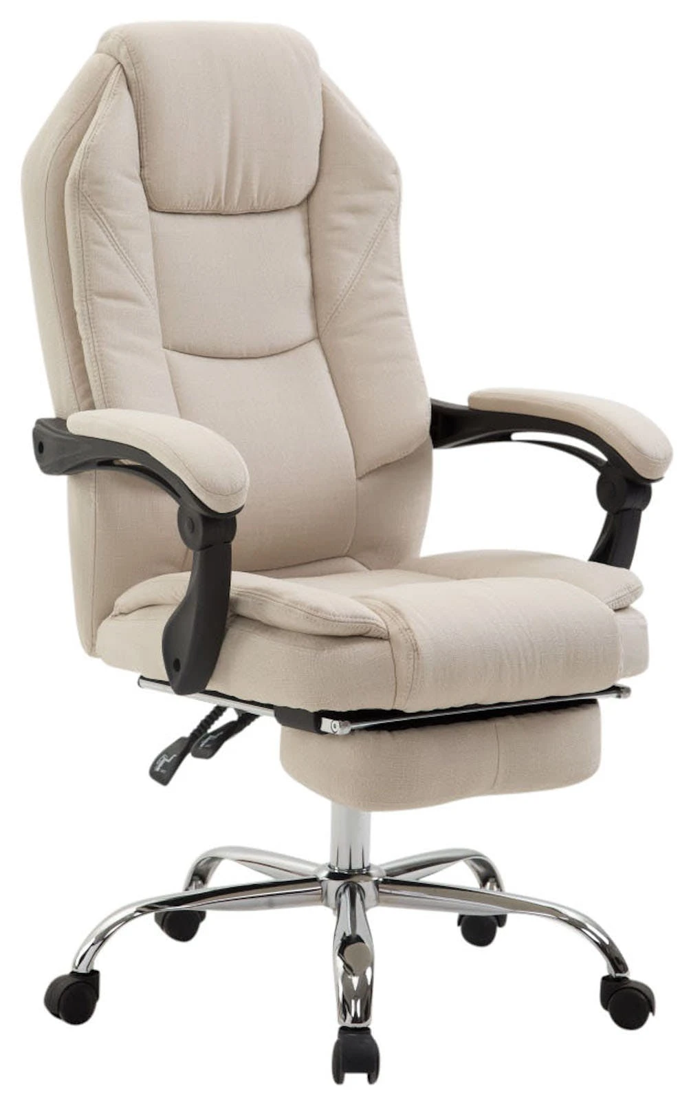 CLP Bürostuhl Castle Stoff Grau 5 CLP Bürostuhl Castle Stoff Grau – Bild 3