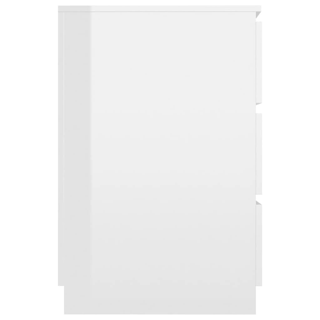 VidaXL Schreibtisch Hochglanz-Weiß 140×50×77 Cm Spanplatte 9 VidaXL Schreibtisch Hochglanz-Weiß 140×50×77 Cm Spanplatte – Bild 7