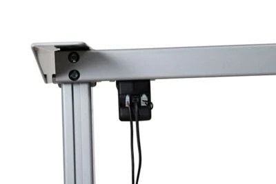 PROREGAL Elektrisch Höhenverstellbarer Schreibtisch Zebra | HxBxT 70-116x140x80 Cm | Silber-Grau 8 PROREGAL Elektrisch Höhenverstellbarer Schreibtisch Zebra | HxBxT 70-116x140x80 Cm | Silber-Grau – Bild 6