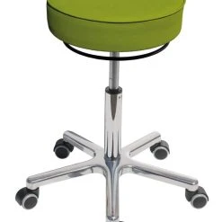 PROREGAL Klassischer Hocker Charlotte Mit Bodengleitern | Kunstlederpolsterung In Hellblau -Konftel Geschäft a23c6ce3 0e2c 4a54 b25b 13099d9fefea 5