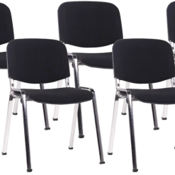 Null 6-teiliges Stapelstuhl-Set, Gestell Lichtgrau, Sitz/Lehne Aus Buche-Schichtholz -Konftel Geschäft ae273137 6c63 4600 ae69 7d498c4bf33c 1