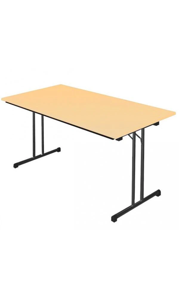 Lullmann Klapptisch Besprechungstisch Kantinentisch Verkaufstisch Schreibtisch 180 X 80 Cm RAL 9005 Schwarz/Ahorn-Dekor 7 Lullmann Klapptisch Besprechungstisch Kantinentisch Verkaufstisch Schreibtisch 180 X 80 Cm RAL 9005 Schwarz/Ahorn-Dekor – Bild 5