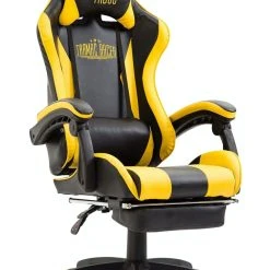 CLP Bürostuhl Ignite Kunstleder Schwarz/gelb