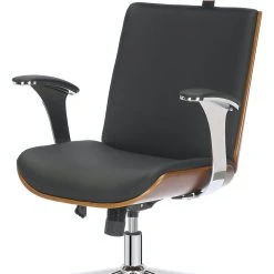 CLP Bürostuhl Lester Kunstleder Walnuss/schwarz -Konftel Geschäft bbdd7cfa 9f2a 43ed aa9d e43b17ede813