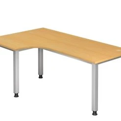 Lullmann Freiformtisch Quebec - 680-760 X 2000 X 1200/800 Mm - 4-Fuß-Gestell - Weißaluminium/lichtgrau -Konftel Geschäft bcc42598 4089 4788 a22a ad07333eddd0 3