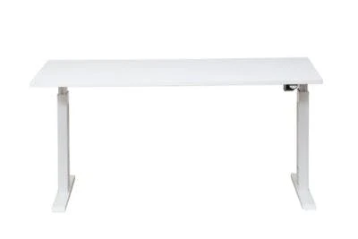 PROREGAL Elektrisch Höhenverstellbarer Schreibtisch Zebra | HxBxT 70-116x140x80 Cm | Weiß-Grau 4 PROREGAL Elektrisch Höhenverstellbarer Schreibtisch Zebra | HxBxT 70-116x140x80 Cm | Weiß-Grau – Bild 2