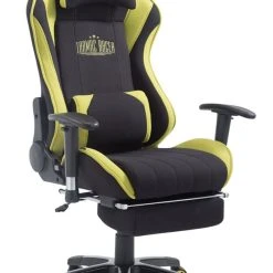 CLP Racing Bürostuhl Shift Stoff Mit Fußablage Schwarz/grün