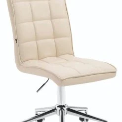 CLP Arbeitshocker Peking V2 Kunstleder Creme