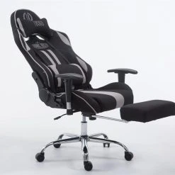 CLP Racing Bürostuhl Limit Stoff Mit Fußablage Schwarz/grau -Konftel Geschäft cd47f057 4ea1 4c62 a178 b47c7cfc6282