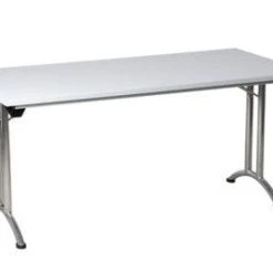 PROREGAL Klapptisch Lizard | C-Fuß-Gestell | HxBxT 75x140x70 Cm | Chrom-Grau -Konftel Geschäft ce3204ac ff79 4b6a 873b 7e5b1b2aed2b