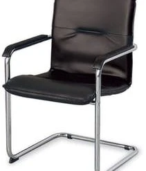 Null Besucherstuhl, 4-Fuß Rundrohr Verchromt, Sitz/Rücken Buche -Konftel Geschäft ced9f3a9 0076 4a00 91bb 3715ef1e8898