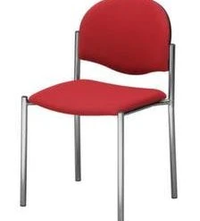 Null Besucherstuhl, 4-Fuß Rundrohr Verchromt, Sitz/Rücken Buche -Konftel Geschäft d0c1d4e8 9ede 499a 9d46 d4e0181c950d 1