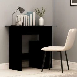 VidaXL Schreibtisch Schwarz 80x45x74 Cm Holzwerkstoff