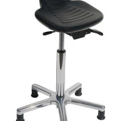 PROREGAL Stehhilfe San Diego Mit Stahlrohrgestell | PU-Sitz Schwarz | Gestellfarbe: Lichtgrau -Konftel Geschäft d222f44d 8595 4629 a308 98b2a2e2c6f5 2