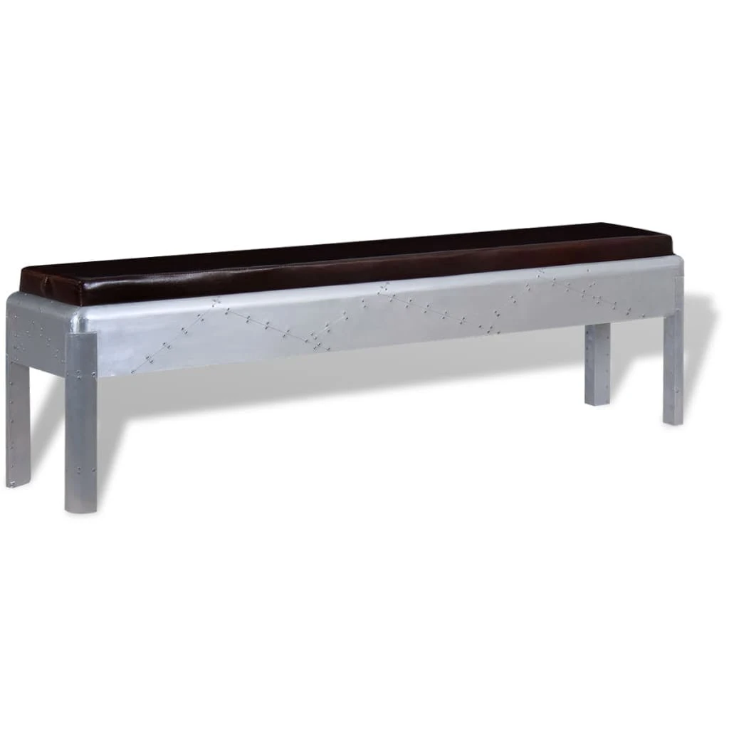 VidaXL Sitzbank 160 Cm Recyceltes Massivholz 8 VidaXL Sitzbank 160 Cm Recyceltes Massivholz – Bild 6