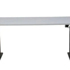 PROREGAL Elektrisch Höhenverstellbarer Schreibtisch Zebra | HxBxT 70-116x180x80 Cm | Schwarz-Grau