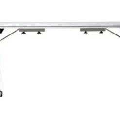 PROREGAL Klapptisch Lizard | T-Fuß-Gestell-Rund | HxBxT 75x160x80 Cm | Chrom-Grau -Konftel Geschäft d95e4f52 c2e2 4074 93bf 290bdbc3a51f