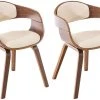 CLP 2er Set Stühle Kingston Kunstleder Walnuss/creme -Konftel Geschäft dcc496ab 3f1d 461b ba60 8342f08a4eef