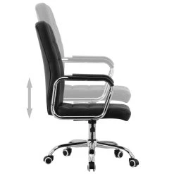 VidaXL Bürostuhl Drehbar Schwarz Stoff -Konftel Geschäft dd41d1b9 bead 4c72 9883 864f7896b4de