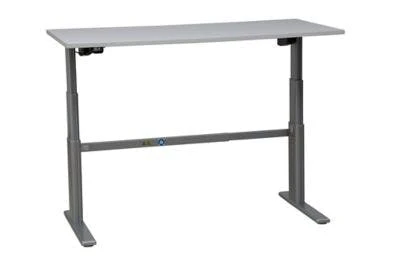 PROREGAL Elektrisch Höhenverstellbarer Schreibtisch Elk | HxBxT 63-128x160x80 Cm | Silber-Grau 8 PROREGAL Elektrisch Höhenverstellbarer Schreibtisch Elk | HxBxT 63-128x160x80 Cm | Silber-Grau – Bild 6