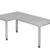 Lullmann Freiformtisch Quebec - 680-760 X 2000 X 1200/800 Mm - 4-Fuß-Gestell - Weißaluminium/lichtgrau -Konftel Geschäft e06c4051 f6d9 4238 b8ca c2e1f15c3fb1 3