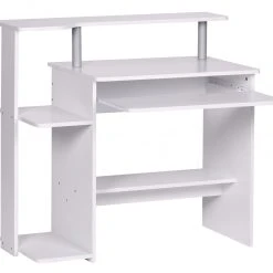 VidaXL Computertisch Weiß Und Eiche 120x60x138 Cm -Konftel Geschäft e4931cff ec71 486d 8b98 b99f854b8584 1