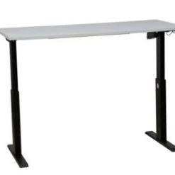 PROREGAL Elektrisch Höhenverstellbarer Schreibtisch Zebra | HxBxT 70-116x180x80 Cm | Schwarz-Grau -Konftel Geschäft e64377b8 c4fd 47f3 9d44 821729e11171
