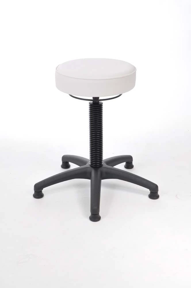 PROREGAL Klassischer Hocker Portland Mit Rollen | Kunstlederpolsterung In Grün | Breites Breites Fußkreuz 7 PROREGAL Klassischer Hocker Portland Mit Rollen | Kunstlederpolsterung In Grün | Breites Breites Fußkreuz – Bild 5