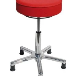 PROREGAL Klassischer Hocker Nashville Mit Bodengleitern | Kunstlederpolsterung In Weiß | Breites Breites Fußkreuz -Konftel Geschäft e74a1e32 cd90 4ce5 8451 8dcf26cd55a9 5