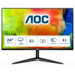 Null AOC B1 24B1H Computerbildschirm 61 Cm (24 Zoll) 1920 X 1080 Pixel Full HD LED Schwarz