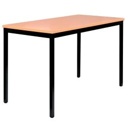 Lullmann Schreibtisch Profi Besprechungstisch Computertisch 120 X 60 Cm RAL 9005 Schwarz/Ahorn Dekor 331022 -Konftel Geschäft e87c6e71 fb59 4328 a684 adf5d4512f0f