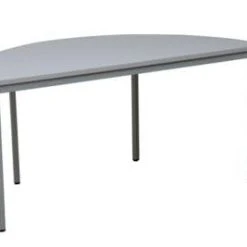 PROREGAL Bürotisch Wolf | Halbkreis | HxBxT 75x160x80 Cm | Grau -Konftel Geschäft e8b9310d 14ad 48f9 8fee a17270738bf7