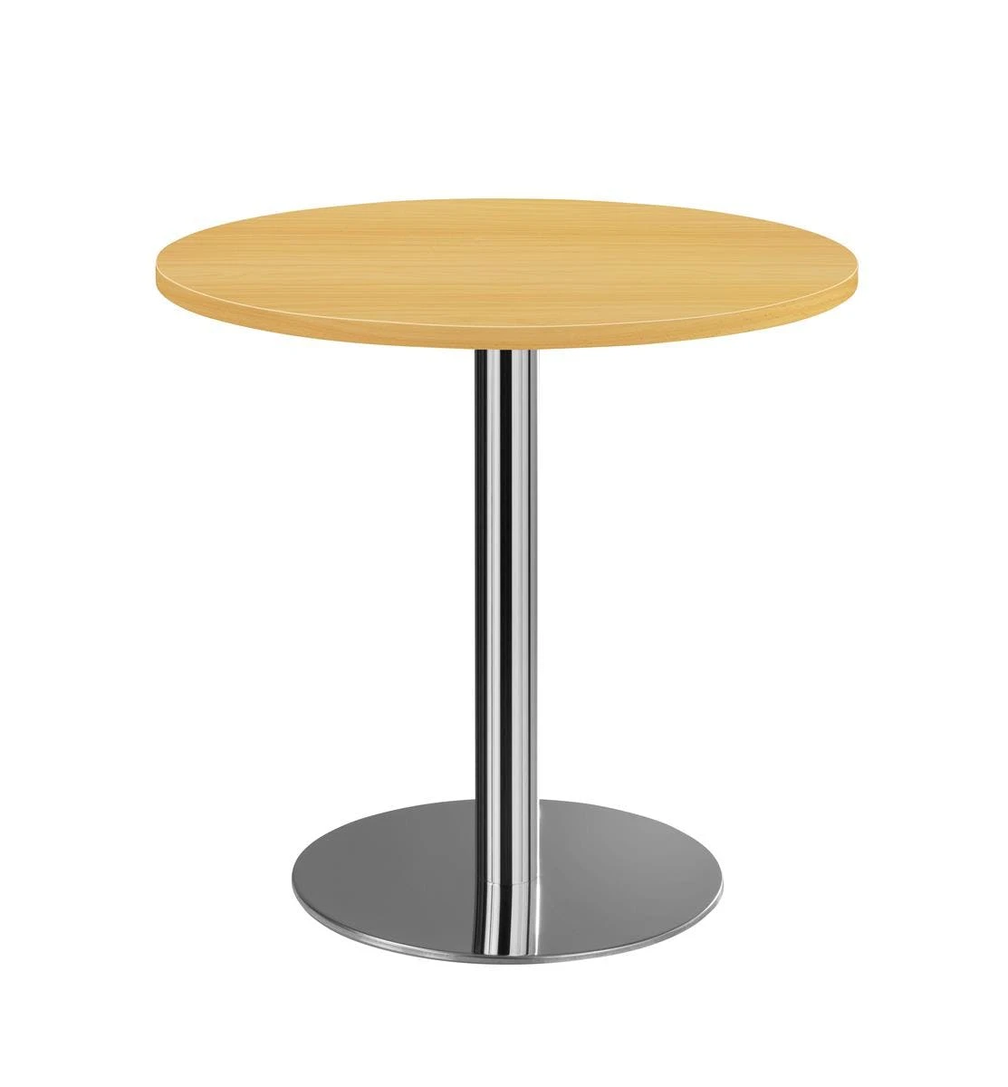 Lullmann Säulentisch - Rund - 750 X Ø 1000 Mm - Chrom/ahorn 338533 7 Lullmann Säulentisch - Rund - 750 X Ø 1000 Mm - Chrom/ahorn 338533 – Bild 5