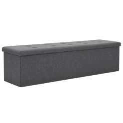 VidaXL Faltbare Sitzbank Leinenoptik 110×38×38 Cm Hellgrau 13 VidaXL Faltbare Sitzbank Leinenoptik 110×38×38 Cm Hellgrau -Konftel Geschäft f08a4f21 c560 497d 86d8 b2821b7a60fe