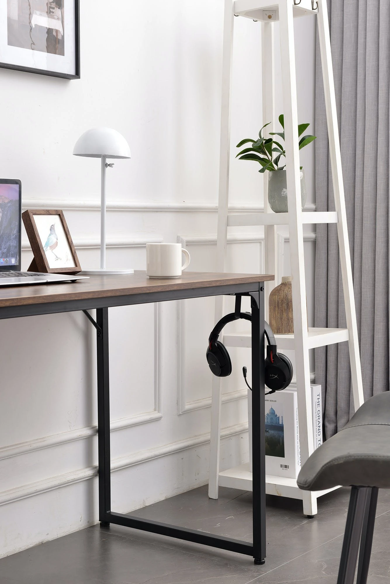 CLP Schreibtisch Greeley Dunkelbraun 8 CLP Schreibtisch Greeley Dunkelbraun – Bild 6