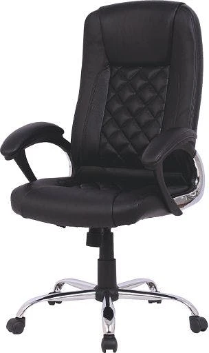 SIGMA Bürostuhl EC10, Polyurethane/ Mesh/ Metall/ Nylon, 65.5 X 77 X 114 Cm, Im Lederoptik, Mit Festen Armlehnen, Schwarz 6 SIGMA Bürostuhl EC10, Polyurethane/ Mesh/ Metall/ Nylon, 65.5 X 77 X 114 Cm, Im Lederoptik, Mit Festen Armlehnen, Schwarz – Bild 4