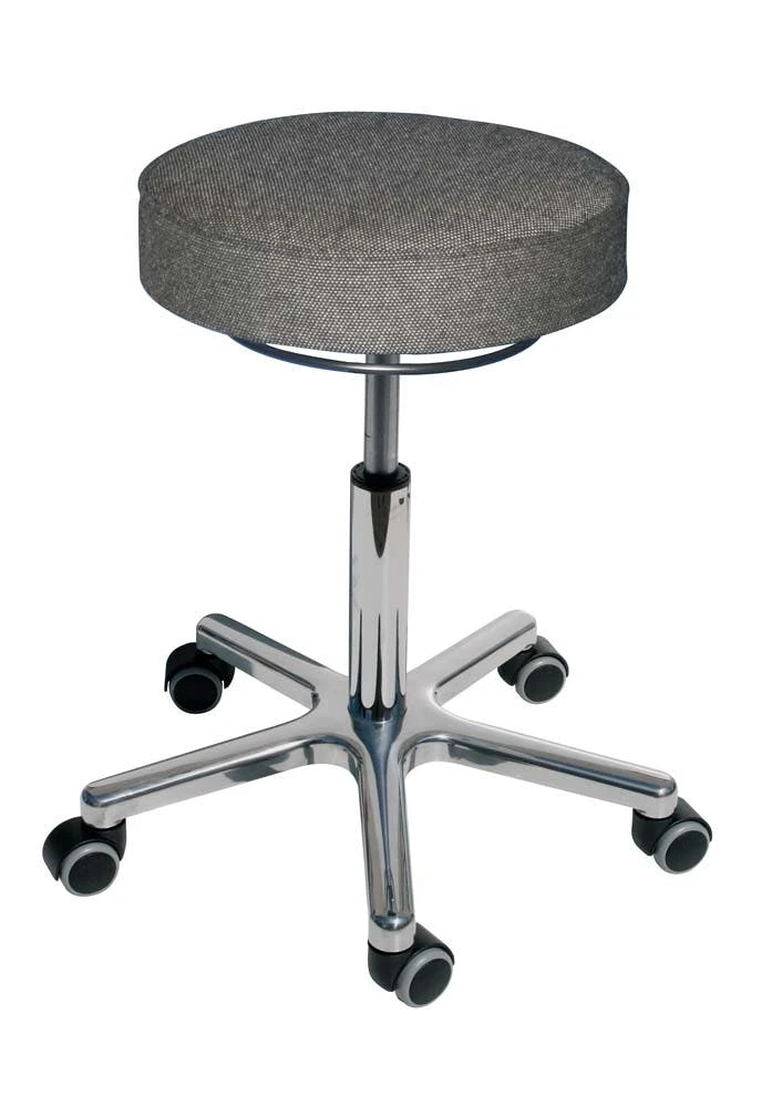 PROREGAL Drehhocker Memphis | Kunstleder Schwarz In Pilzform | Ringauslösung | Rollen | Fußkreuz 8 PROREGAL Drehhocker Memphis | Kunstleder Schwarz In Pilzform | Ringauslösung | Rollen | Fußkreuz – Bild 6