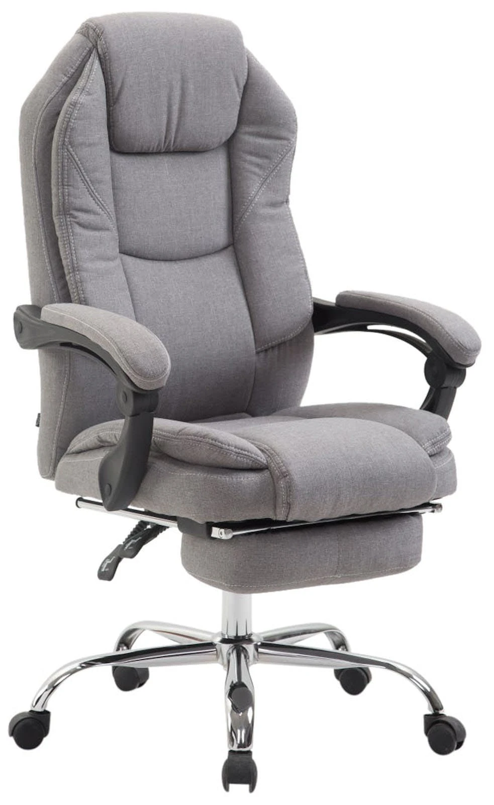 CLP Bürostuhl Castle Stoff Grau 3 CLP Bürostuhl Castle Stoff Grau