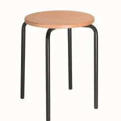 PROREGAL Stapelhocker Oakland | Holz-Buche | Gestell In Lichtgrau | Sitzhöhe: 50 Cm -Konftel Geschäft f79aeb2c 4f1d 45eb 8b6e 7a99233c7b47