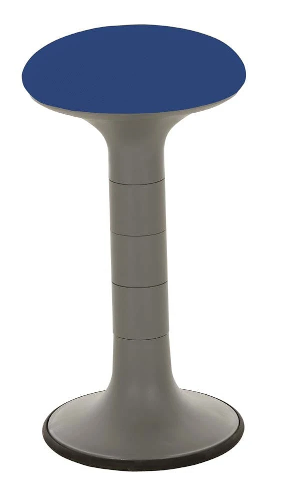 PROREGAL Hocker Boston Mit Schwingendem Standfuß | Polstersitz: Royalblau | Sitzhöhe: 62 Cm 3 PROREGAL Hocker Boston Mit Schwingendem Standfuß | Polstersitz: Royalblau | Sitzhöhe: 62 Cm