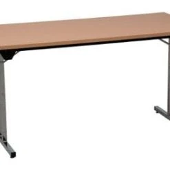 PROREGAL Klapptisch Lizard | T-Fuß-Gestell-Eckig | HxBxT 75x140x80 Cm | Chrom-Buche -Konftel Geschäft f8d6d182 691c 4b9d ad65 dfdcf0451a0f