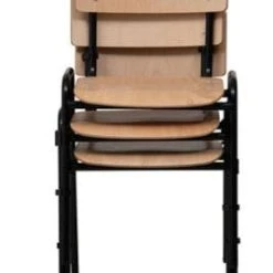 PROREGAL Stapelstuhl Antelope | HxBxT 80x38x41 Cm | Schwarz-Buche -Konftel Geschäft fb5a2be2 66fb 44c1 a010 2d0ff74b1276