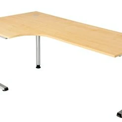 Lullmann Freiformtisch Osaka - 650-850 X 2000 X 1200/800 Mm - C-Fuß Design - Weißaluminium/weiß -Konftel Geschäft fdbc694c 3969 4054 8336 5c1d39031b31 2